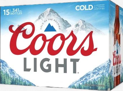 COORS LIGHT 15BTL