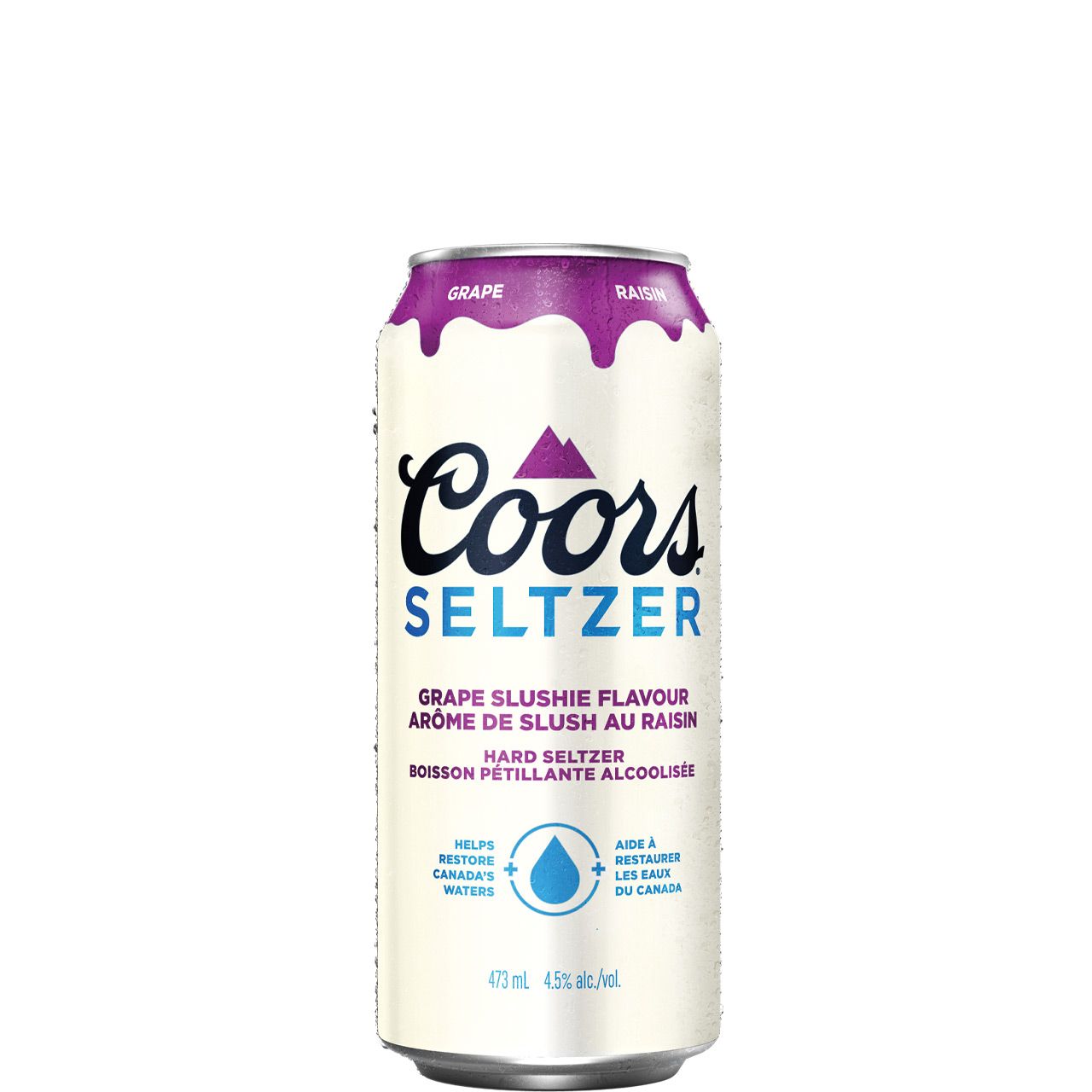 COORS SELTZER SLUSHIE GRAPE 473ML