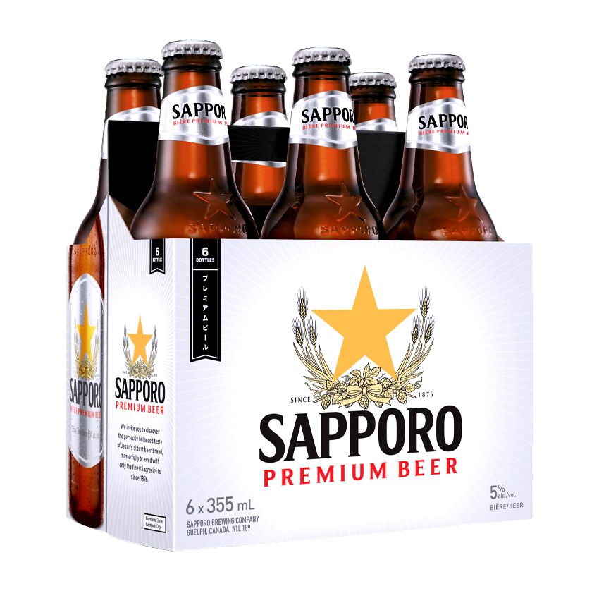 Sapporo Canada 6x355mL Bottle