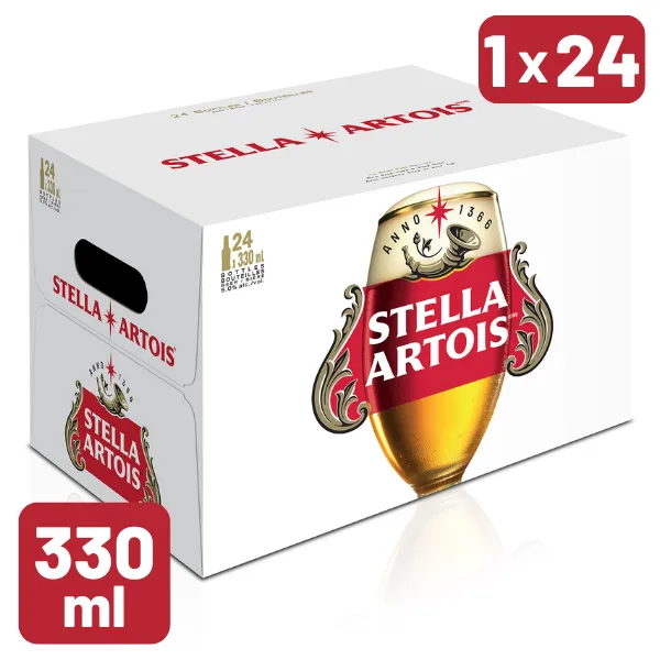 330ML Stella Artois 24 Btl
