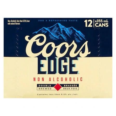 355ML COORS EDGE NON ALCOH 12C