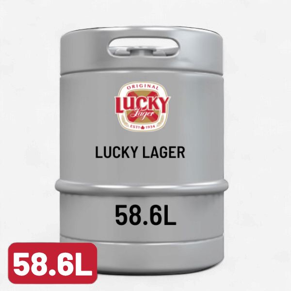 LUCKY LAGER 58.6L KEG