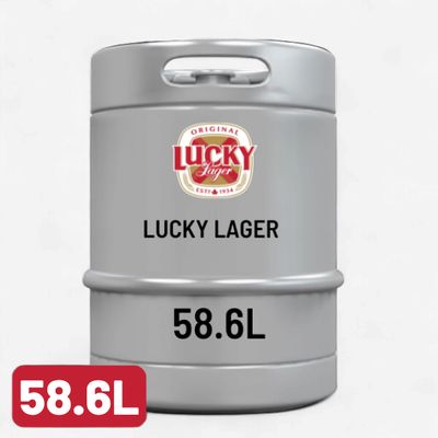 LUCKY LAGER 58.6L KEG