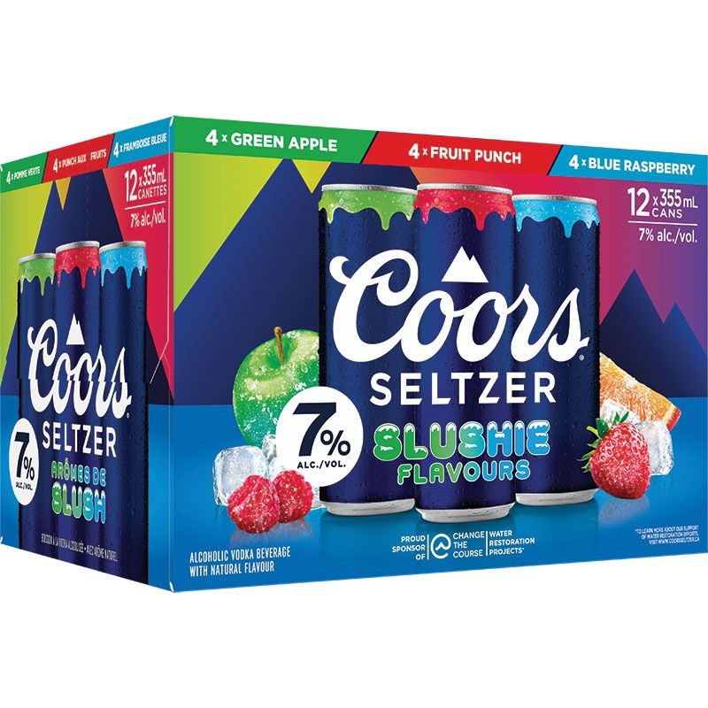 COORS SELTZER SLUSHIE 7.0  (12 X Can 355 mL)