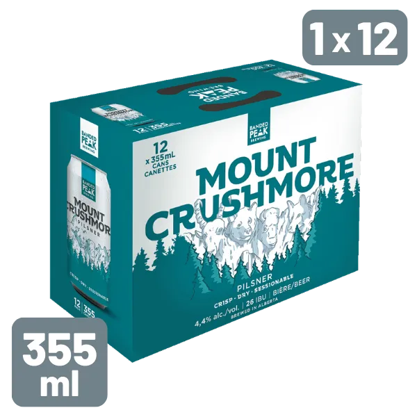 MOUNT CRUSHMORE, 355ML 12UC CAN **