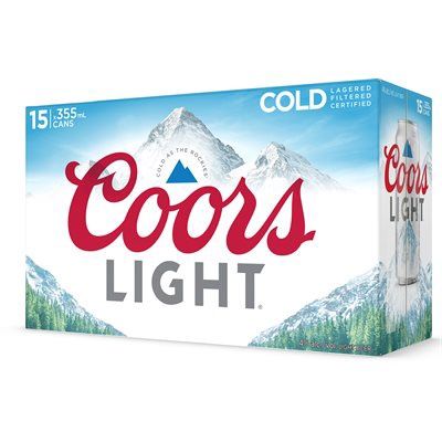 COORS LIGHT 15 CAN