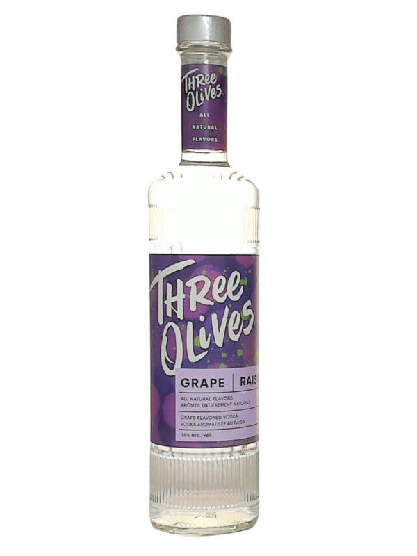 THREE OLIVES VODKA - GRAPE