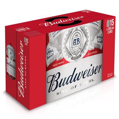 BUDWEISER 15 CAN