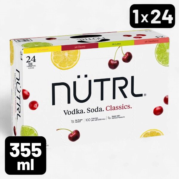 NUTRL BAR CLASSICS MIXER 12X355ML