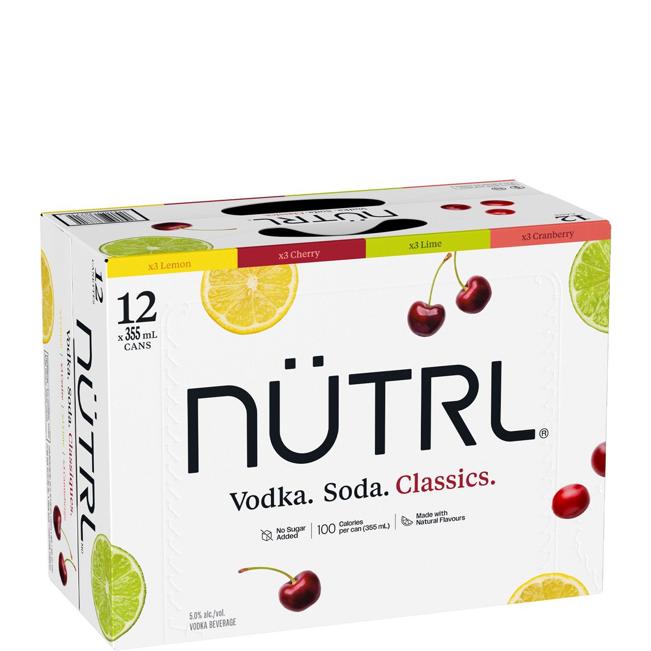 NUTRL BAR CLASSICS MIXER 12X355ML