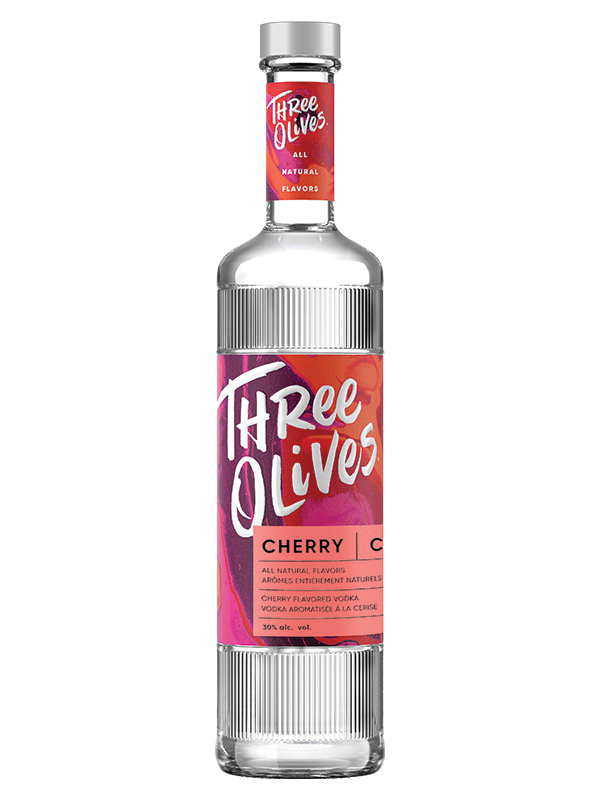 THREE OLIVES VODKA - CHERRY