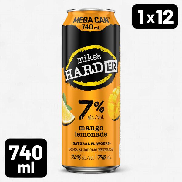 MIKES HARDER MANGO LEMONADE 740ML