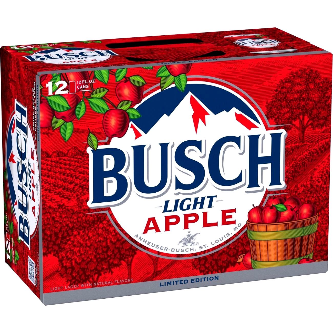 BUSCH LIGHT APPLE, 12 x 355ML