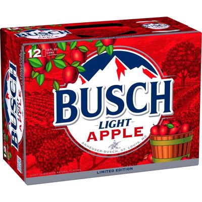 BUSCH LIGHT APPLE, 12 x 355ML