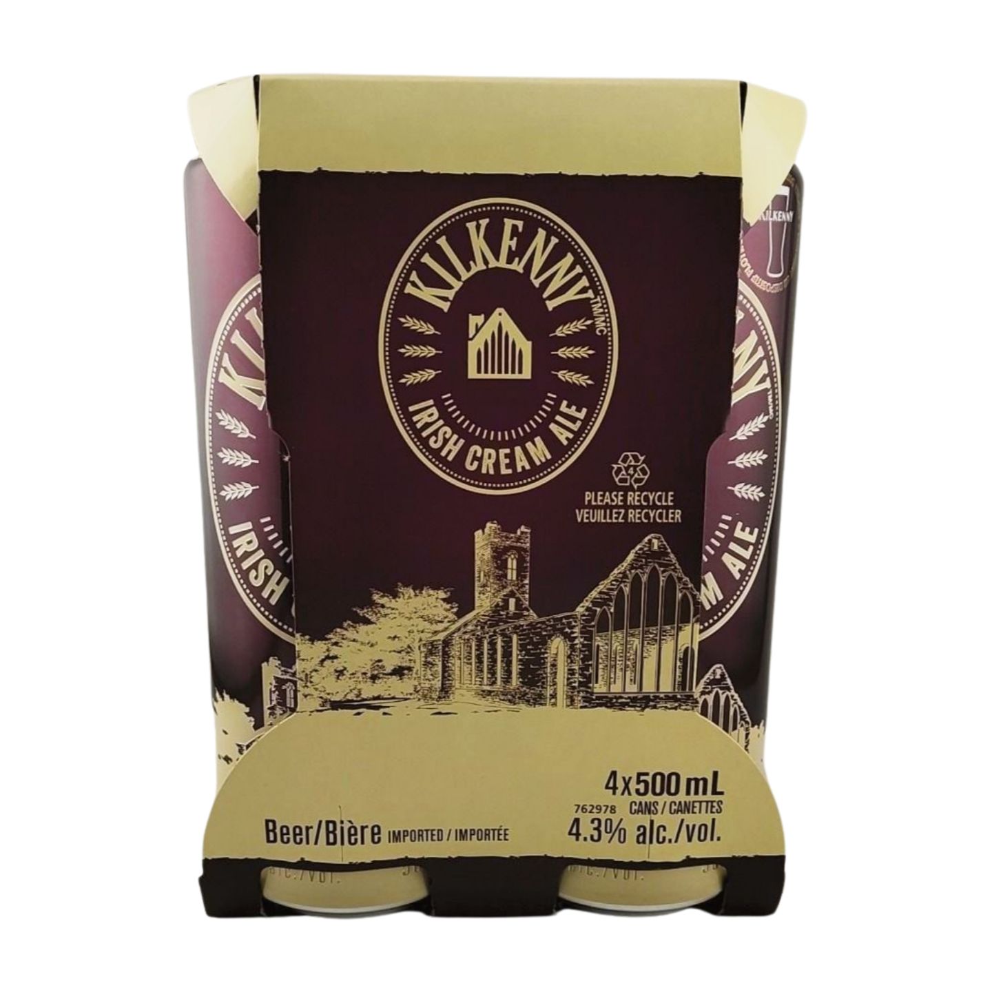 KILKENNY DRAUGHT IN CAN 4 X 500ML CLUSTE