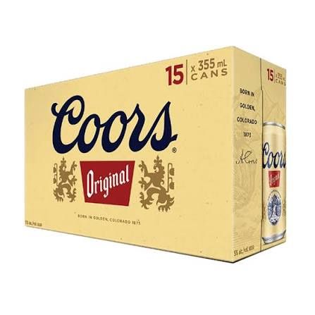 355ML Coors Original 15 can