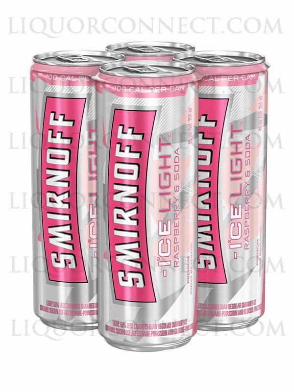 SMIRNOFF ICE LIGHT RASPBERRY &amp; SODA***6