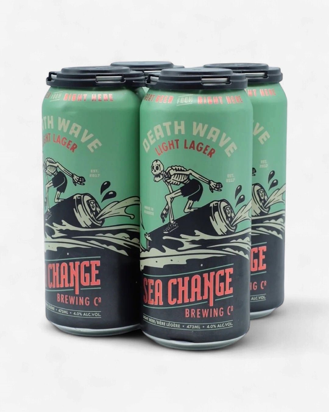 SEA CHANGE DEATH WAVE LIGHT LAGER 4 x 473ML