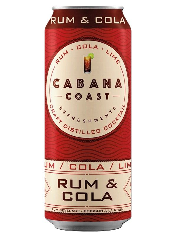 CABANA COAST RUM &amp; COLA 473 ML CLS