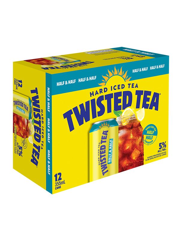 TWISTED TEA HALF &amp; HALF ICED TEA 12PKC