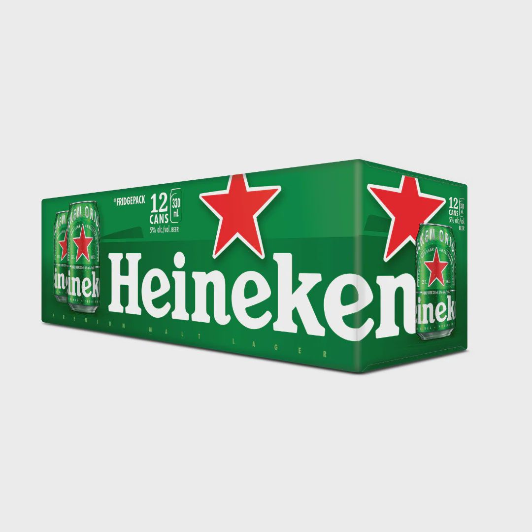 HEINEKEN LAGER 12CANS