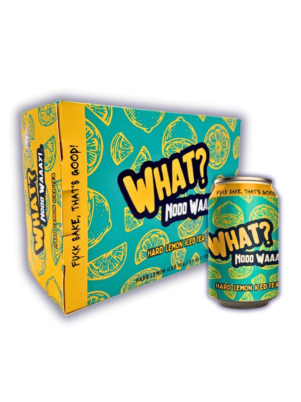 WHAT? NOOO WAAAY! HARD ICED TEA CLS 12x355mL