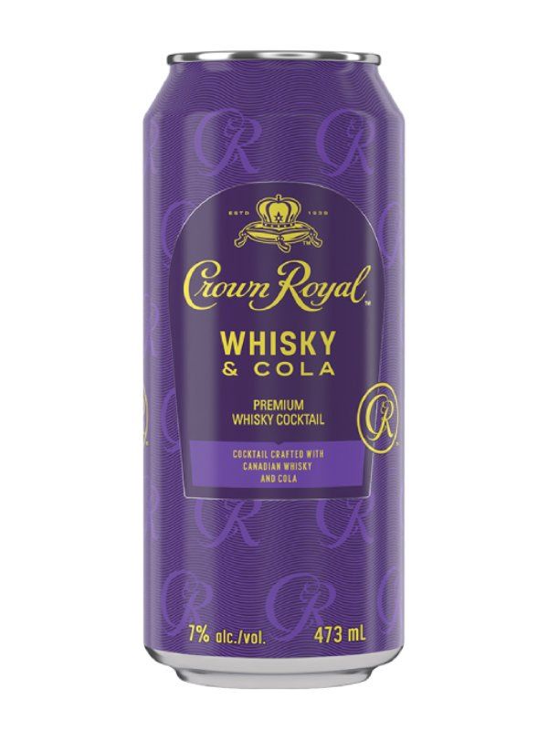 CROWN ROYAL WHISKY &amp; COLA CAN