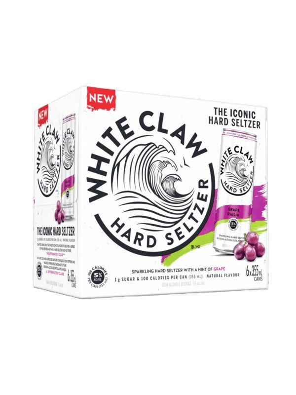 WHITE CLAW GRAPE 6-PACK