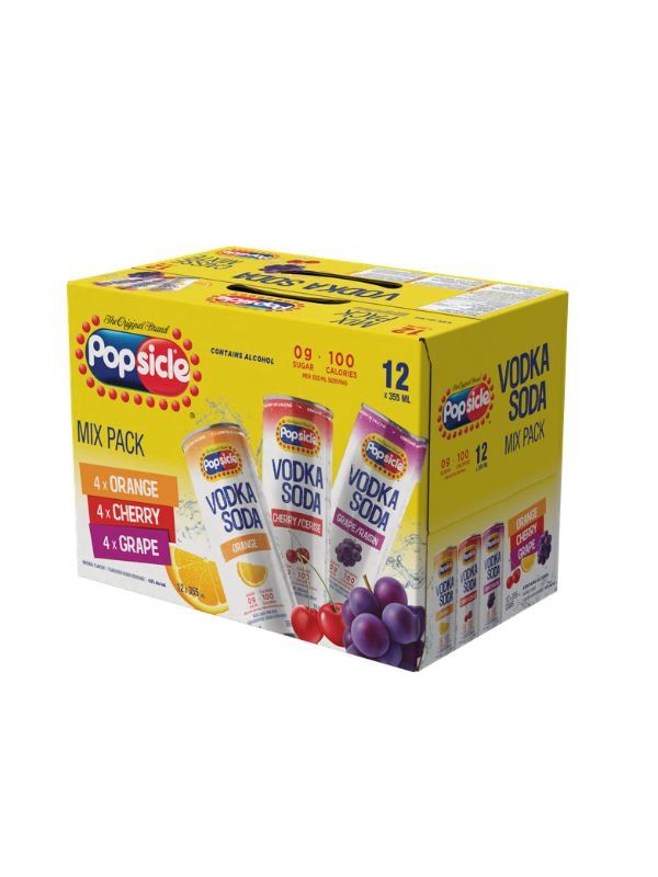 POPSICLE VODKA POPTAILS MIX PACK