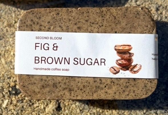 Fig &amp; Brown Sugar Coffee Scrub Soap
