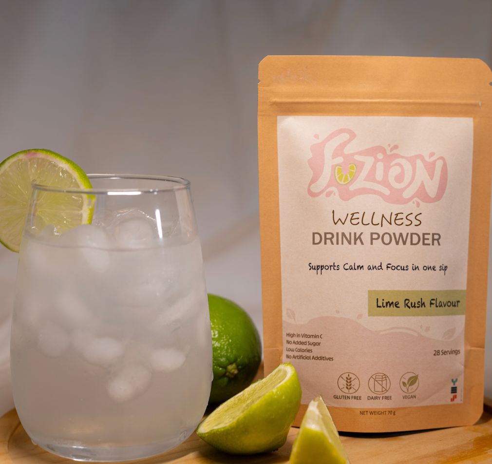 Fuzion Wellness Drink Powder Lime Rush