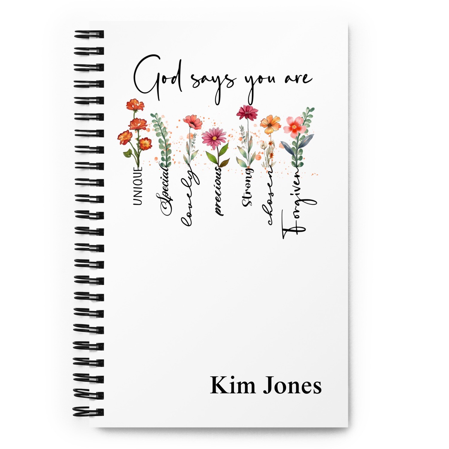 God Says You Are Spiral Notebook/ Journal