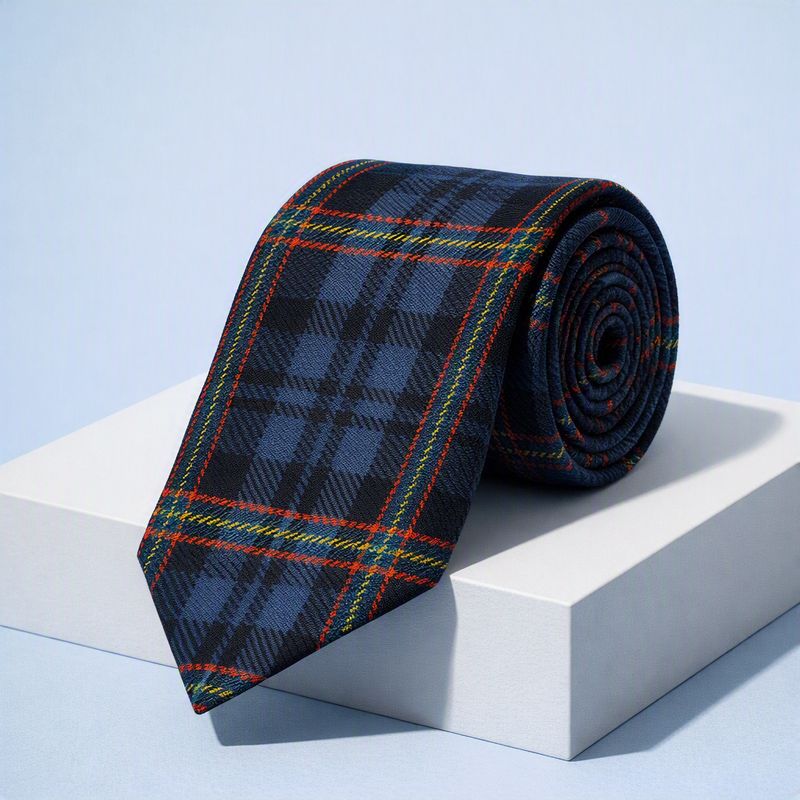 Blue Light Tartan - Traditional Scottish Gent's Tie