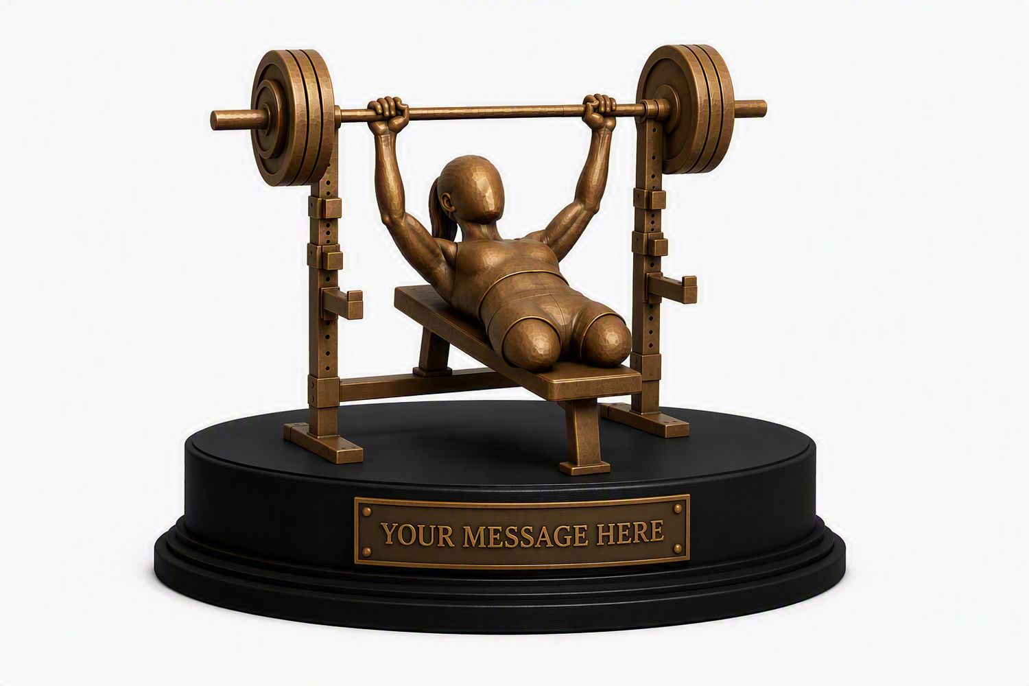 Blue Light Trophies - Build-A-Trophy Oversized Options