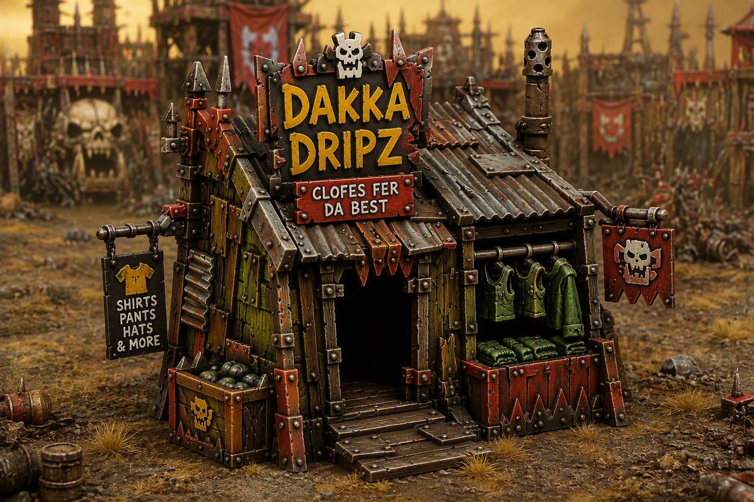 Wargames - Ork Clothing Shack 1