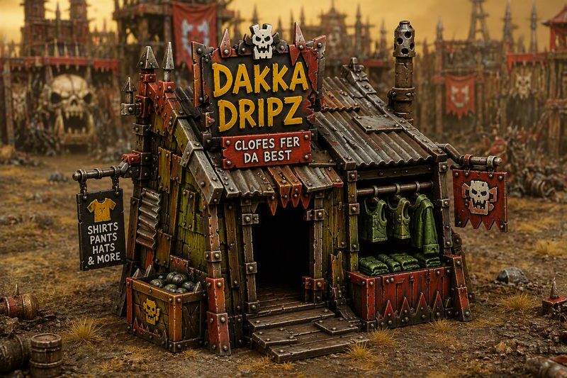 Blue Light Wargames - Ork Clothing Shack 1