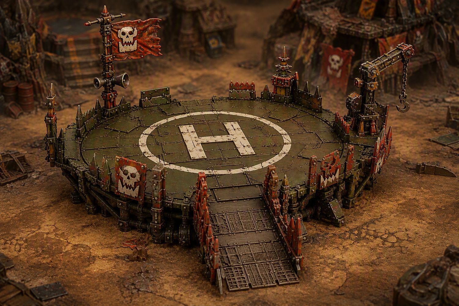 Wargames - Ork Landing Pad 2