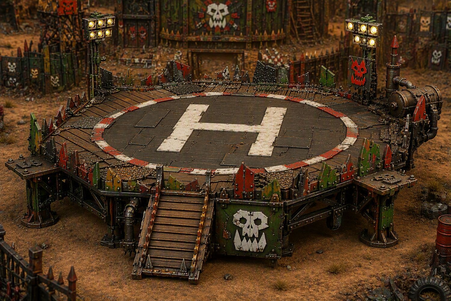 Wargames - Ork Landing Pad 3 Wargames - Ork Landing Pad 3