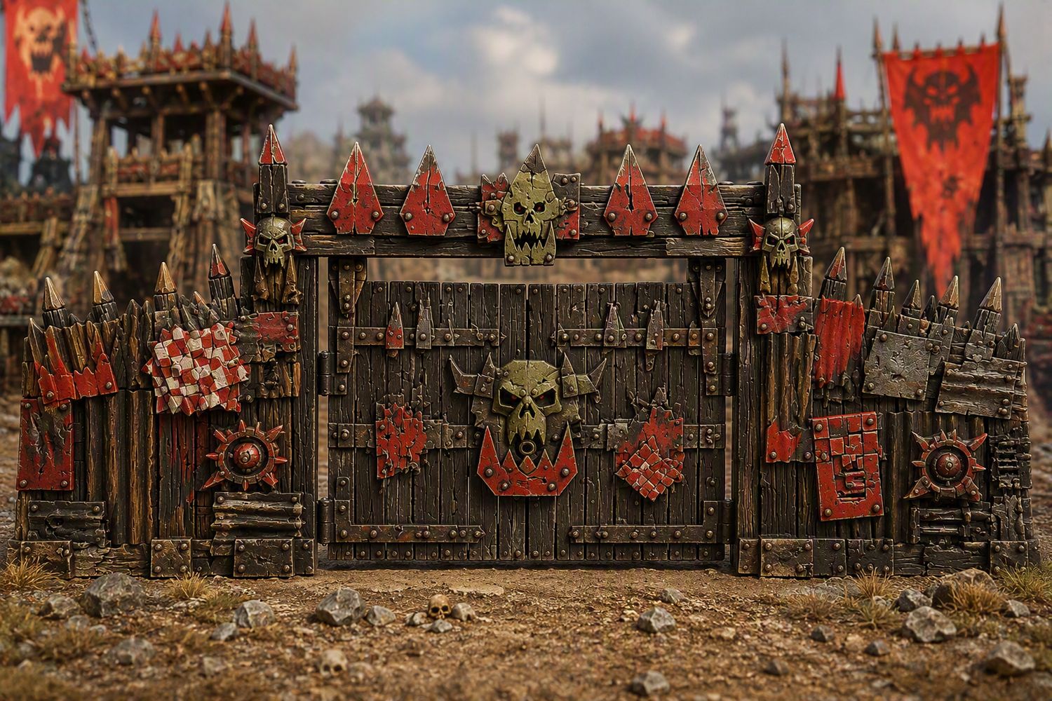 Wargames - Ork Fortified Gate 3 Wargames - Ork Fortified Gate 3