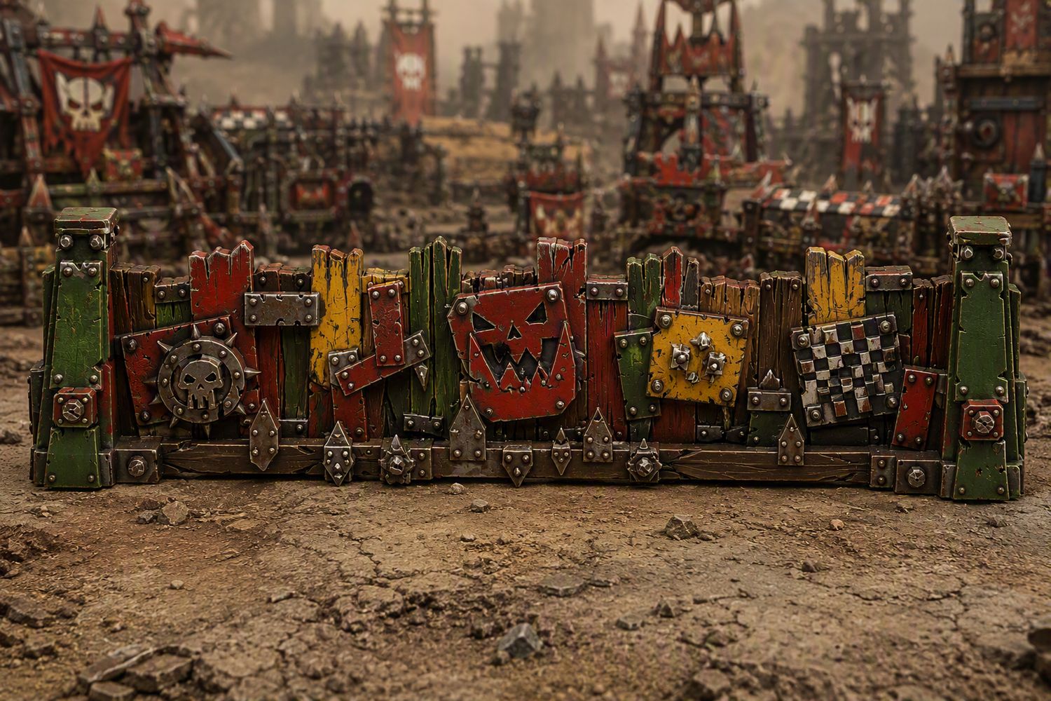 Wargames - Ork Barricade 1 Wargames - Ork Barricade 1