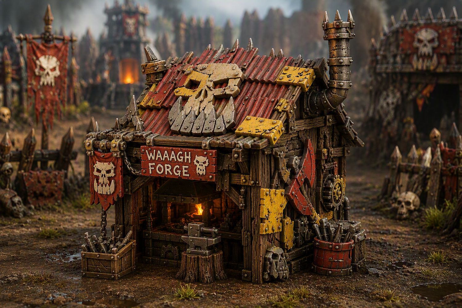 Wargames - Ork Forge Shack 1 Wargames - Ork Forge Shack 1