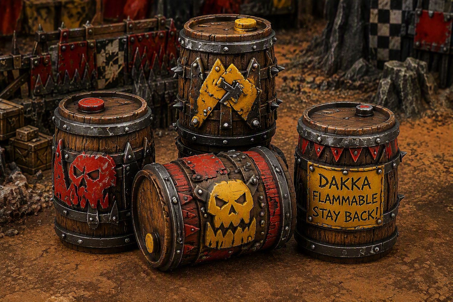 Wargames - Ork Barrels 1