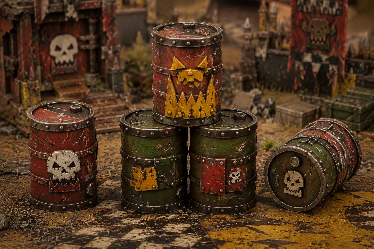 Wargames - Ork Barrels 3 Wargames - Ork Barrels 3