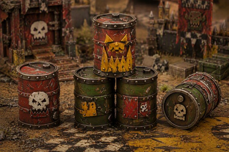 Blue Light Wargames - Ork Barrels 3