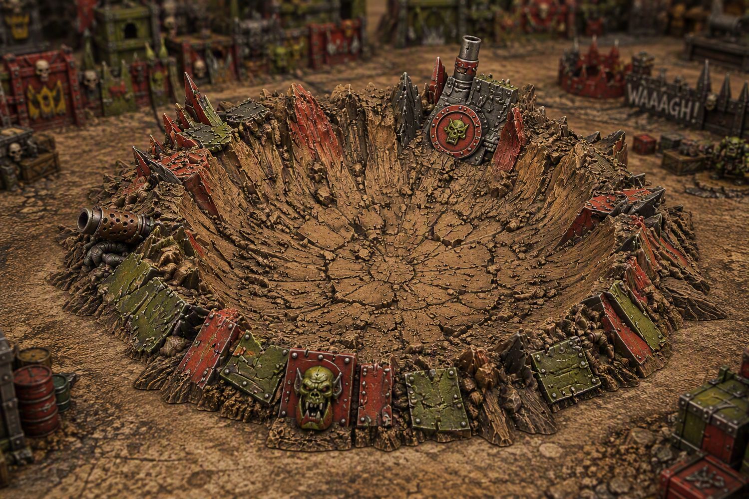 Wargames - Ork Blast Crater 3 Wargames - Ork Blast Crater 3