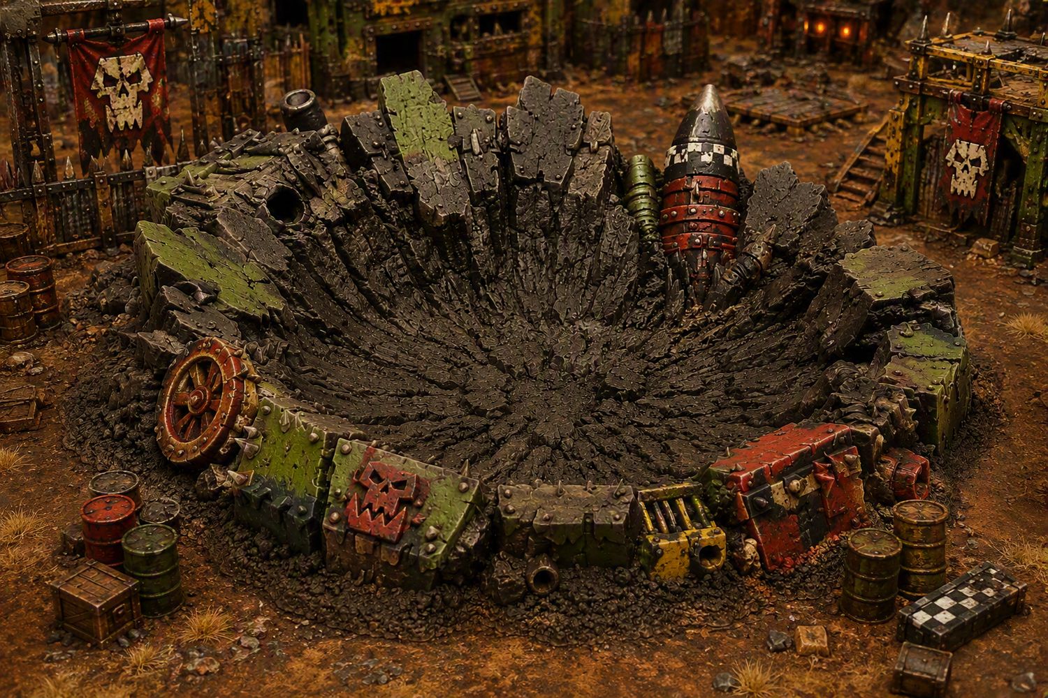Wargames - Ork Blast Crater 4 Wargames - Ork Blast Crater 4