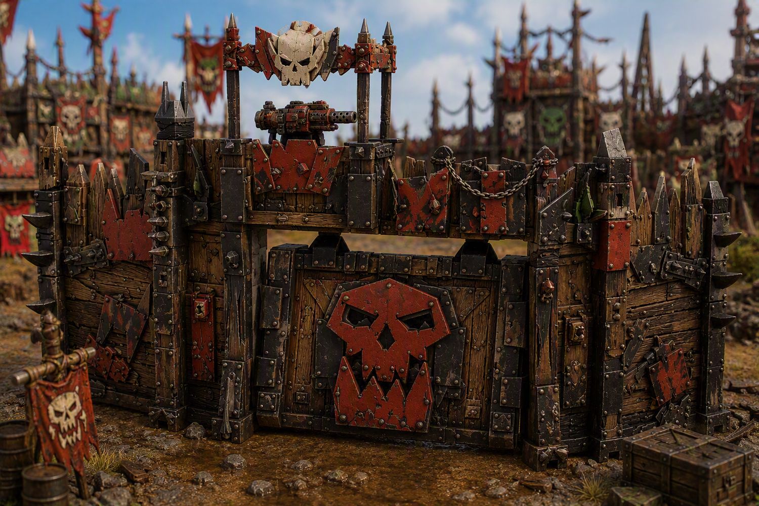 Wargames - Ork Fortified Gate 4