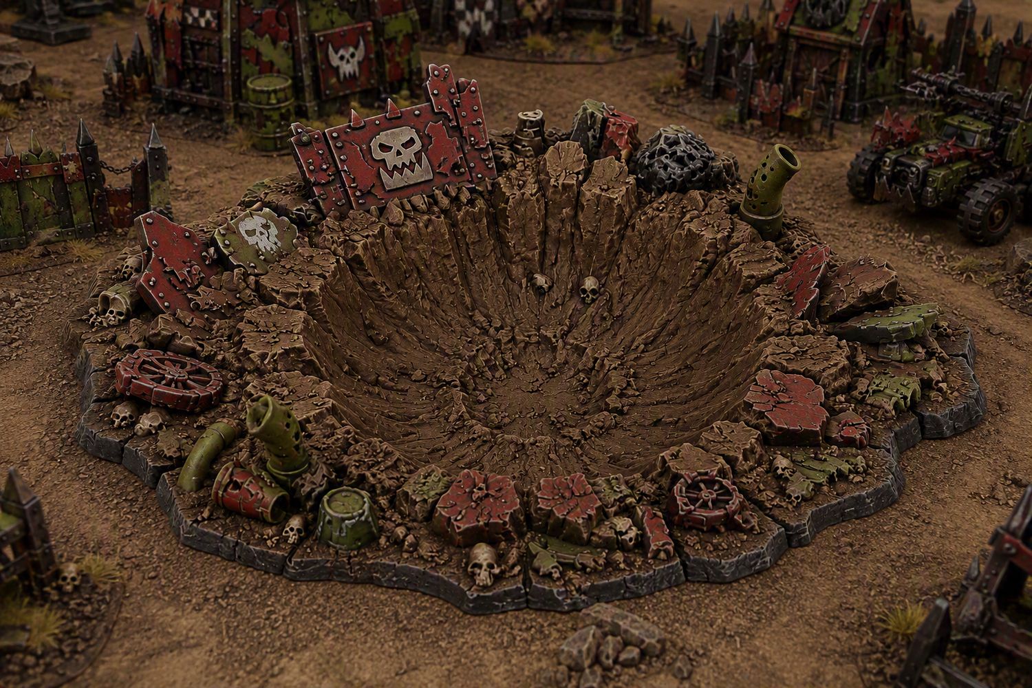 Wargames - Ork Blast Crater 1 Wargames - Ork Blast Crater 1