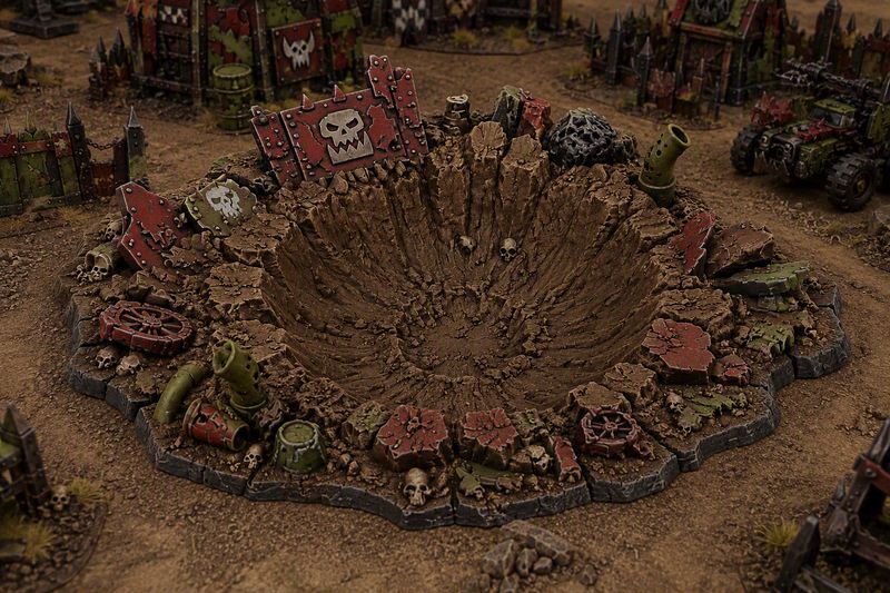 Blue Light Wargames - Ork Blast Crater 1