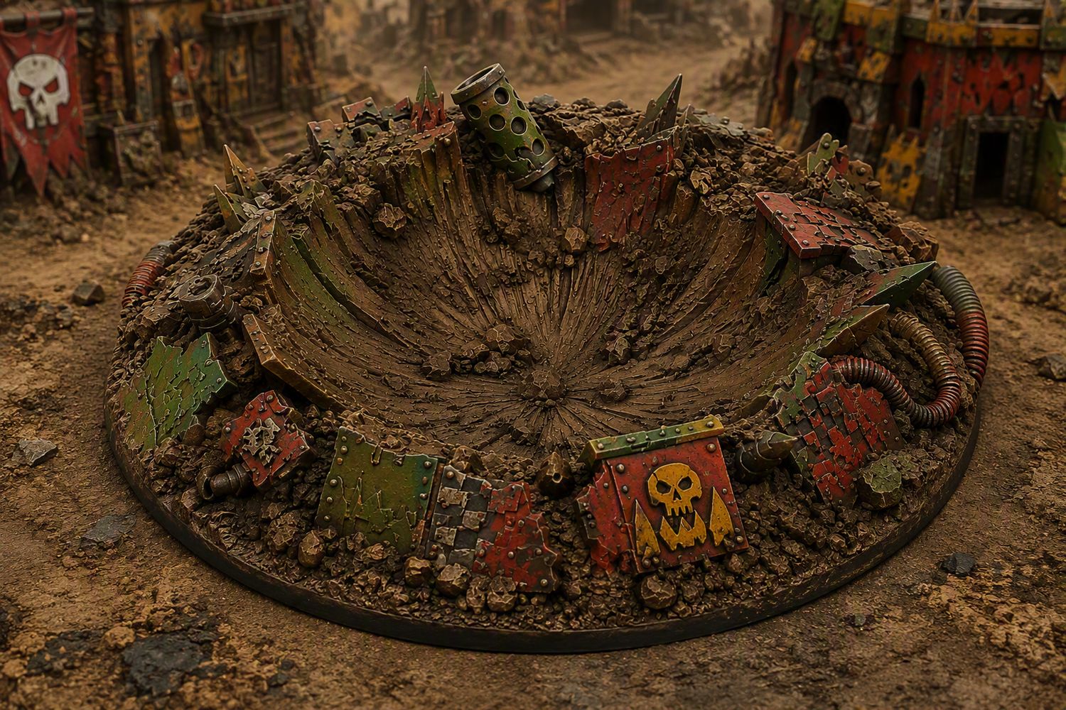 Wargames - Ork Blast Crater 2